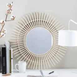 Ike Miroir 60d rotin naturel^Banak Clearance
