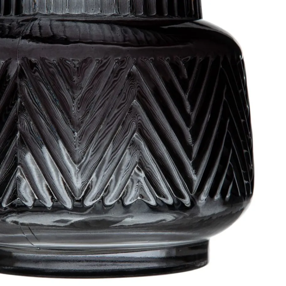 Jata Vase gris en verre décoration^Banak Sale