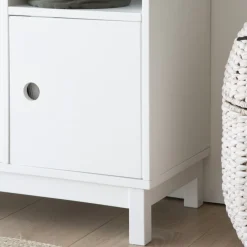 Kadi Meuble enfant avec espace de rangement laqué en blanc^Banak New