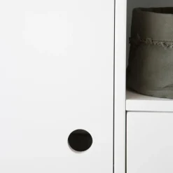 Kadi Meuble enfant avec espace de rangement laqué en blanc^Banak New