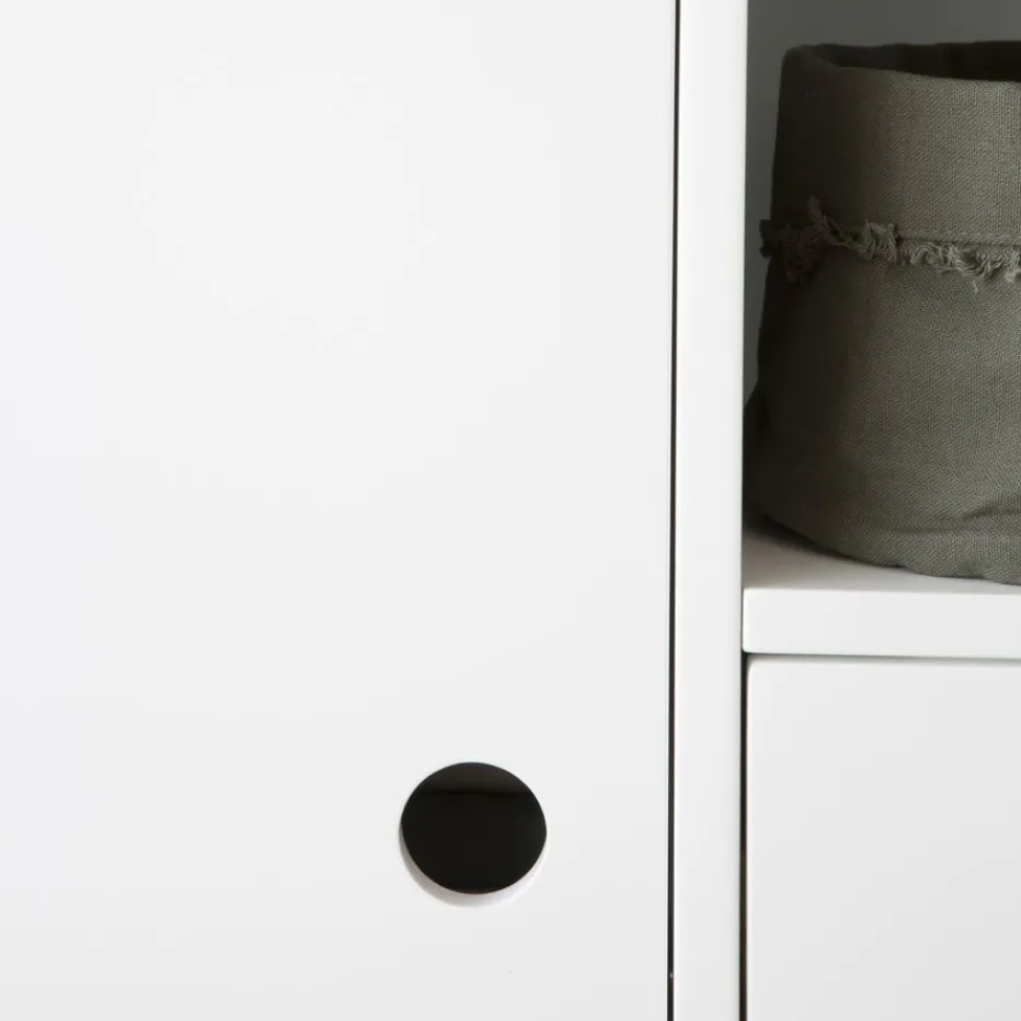 Kadi Meuble enfant avec espace de rangement laqué en blanc^Banak New