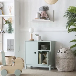 Kadi Meuble enfant avec rangement vert^Banak Outlet