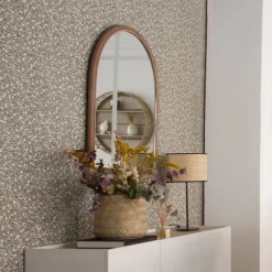 Kanat Miroir mural en bois^Banak New