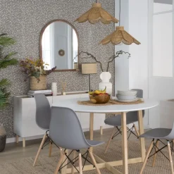 Kanat Miroir mural en bois^Banak New