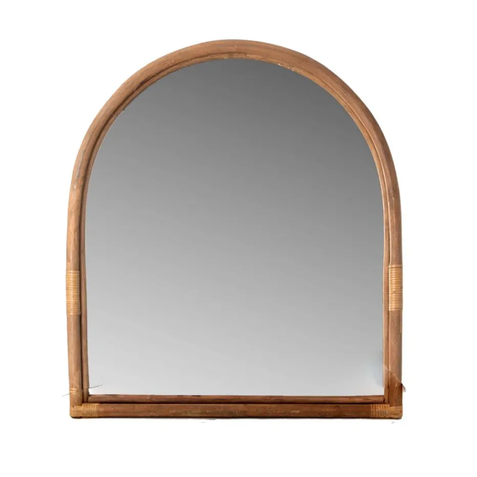 Kanat Miroir mural en bois^Banak New