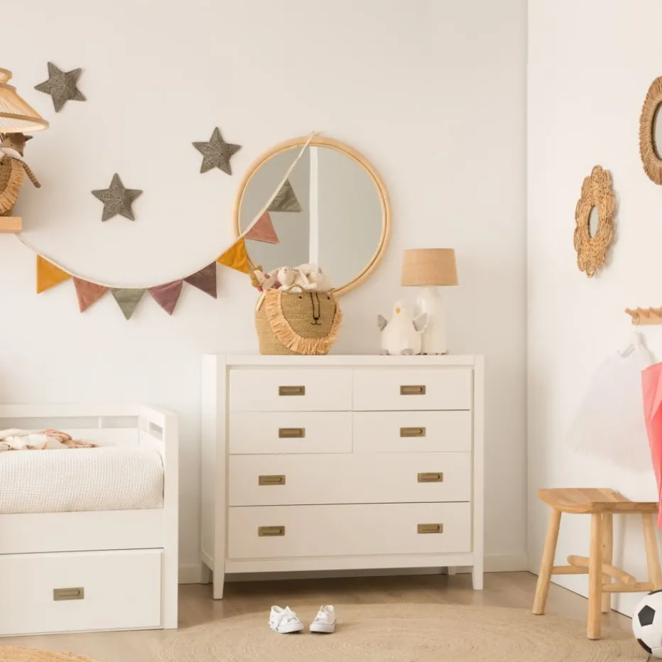Kehra Commode laqué en blanc^Banak Online