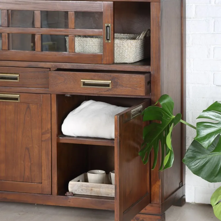 Kenia Meuble en bois couleur teck^Banak Hot