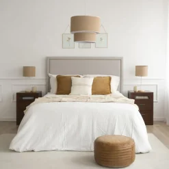 Kenia Table de nuit en bois couleur teck^Banak Sale