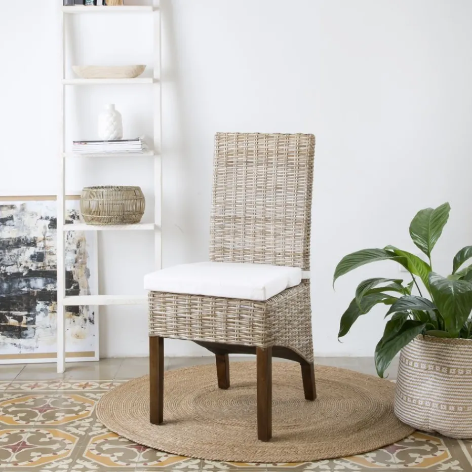 Koboo Chaise en rotin naturel^Banak Discount