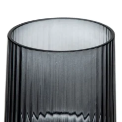 Kole Vase en verre gris décoration^Banak New