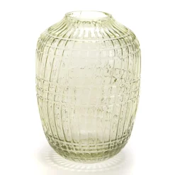 Kuka Vase en verre vert h20^Banak Hot