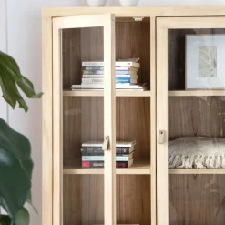 Kumla Vitrine en bois couleur naturelle^Banak Hot