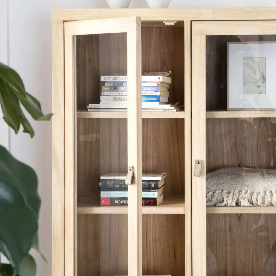 Kumla Vitrine en bois couleur naturelle^Banak Hot