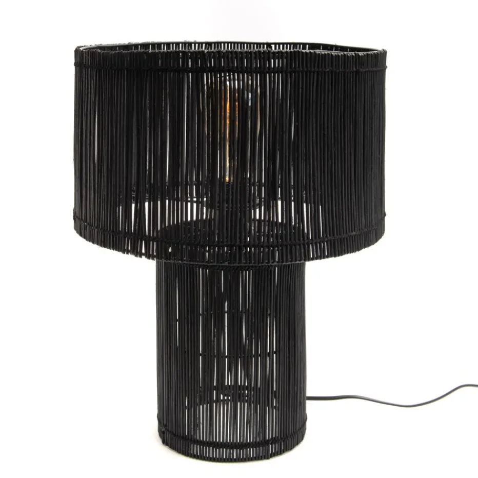 Lampes De table en fer et rotin^Banak Clearance