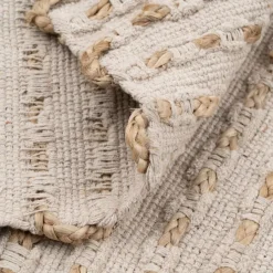 Larka Tapis de salon en jute et coton^Banak Clearance