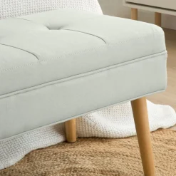 Lean Banc rembourré gris^Banak Online