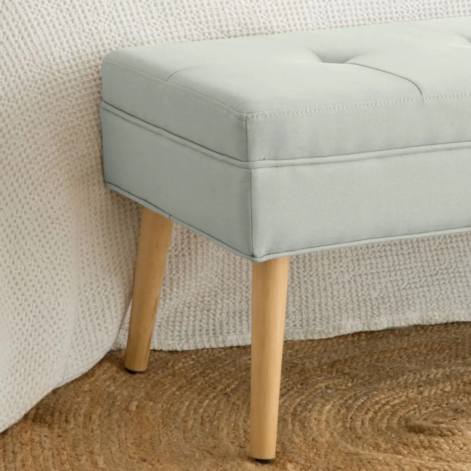 Lean Banc rembourré gris^Banak Online
