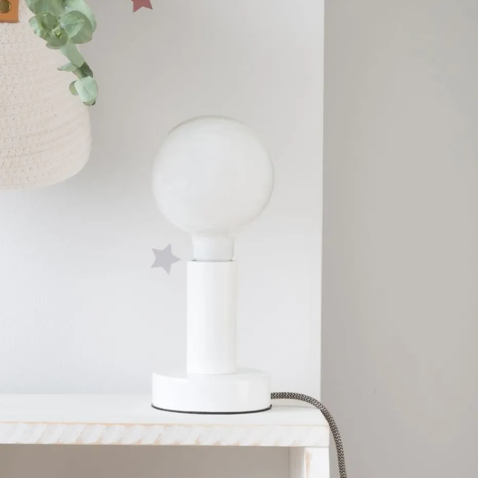 Lille Lampe table blanc-câble anthracite^Banak Clearance