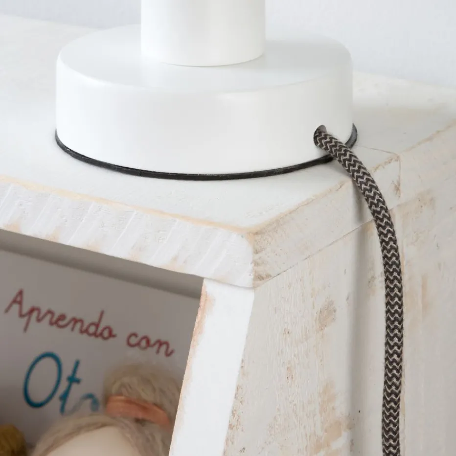 Lille Lampe table blanc-câble anthracite^Banak Clearance