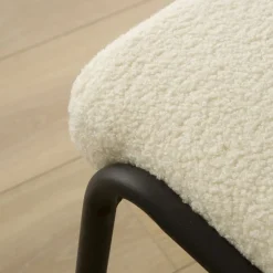 Liv Chaise bouclette blanc^Banak Sale