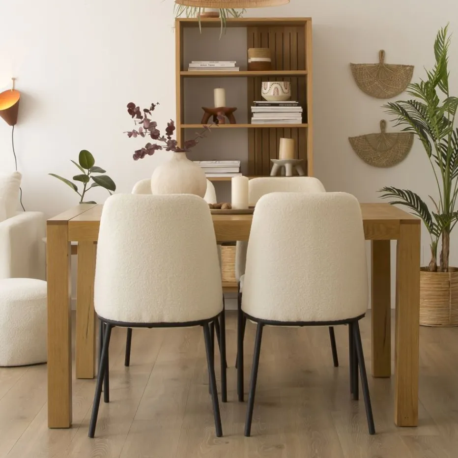 Liv Chaise bouclette blanc^Banak Sale