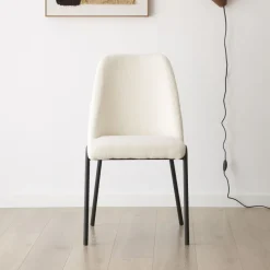 Liv Chaise bouclette blanc^Banak Sale