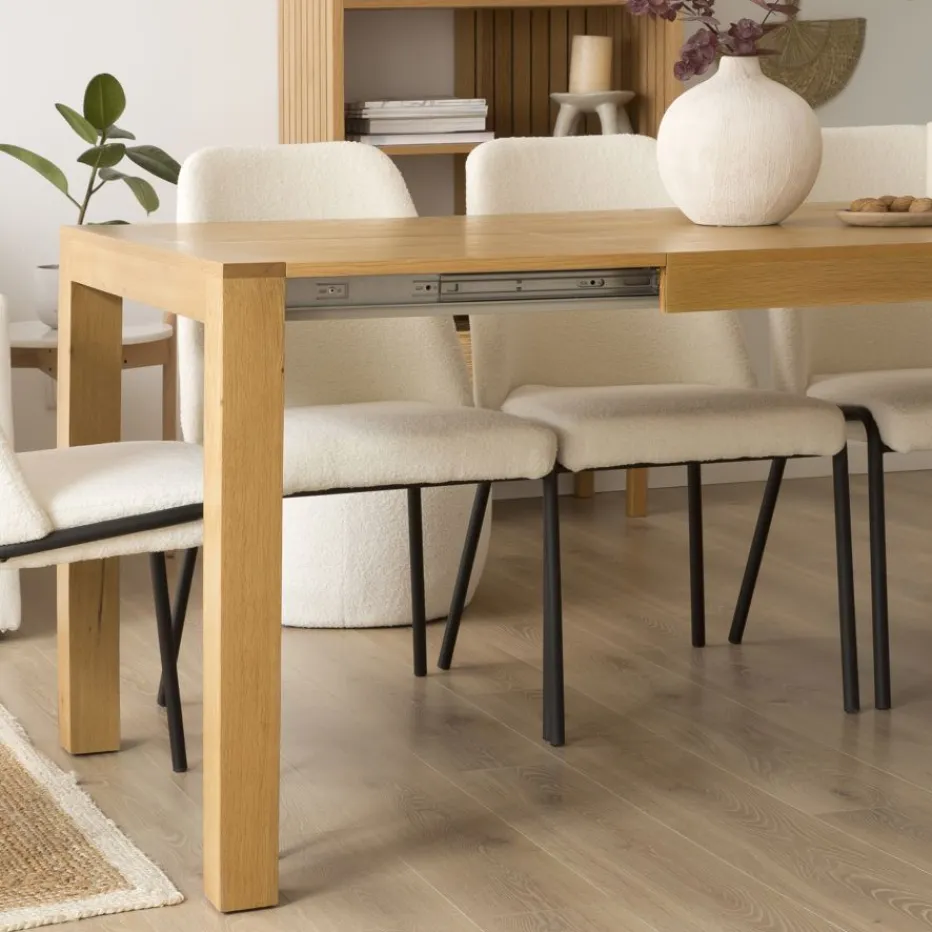 Liv Chaise bouclette blanc^Banak Sale