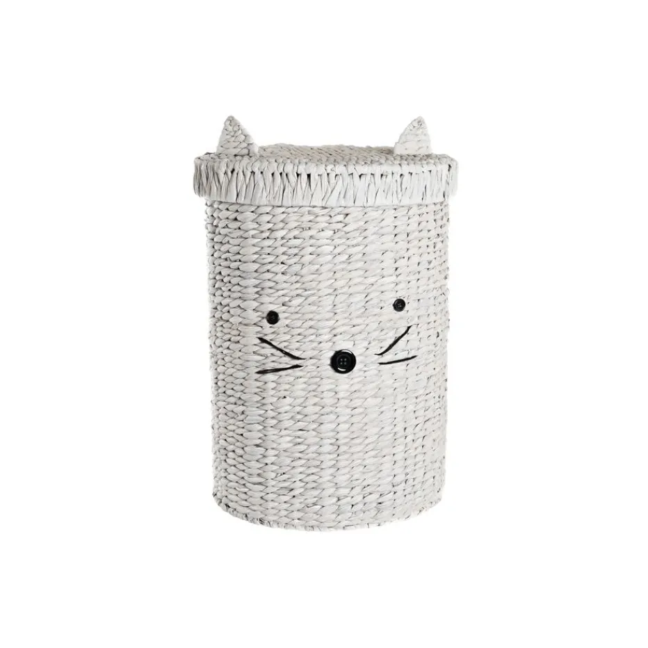 Losme Panier à linge en fibre^Banak Sale
