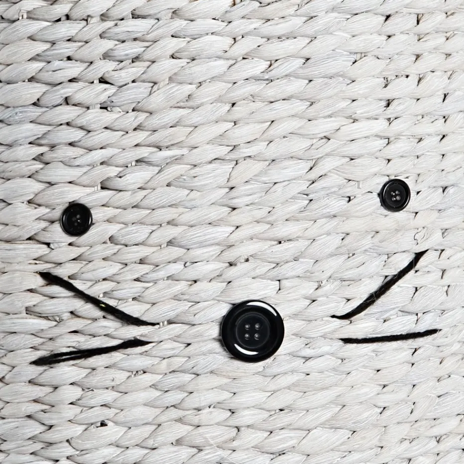 Losme Panier à linge en fibre^Banak Sale