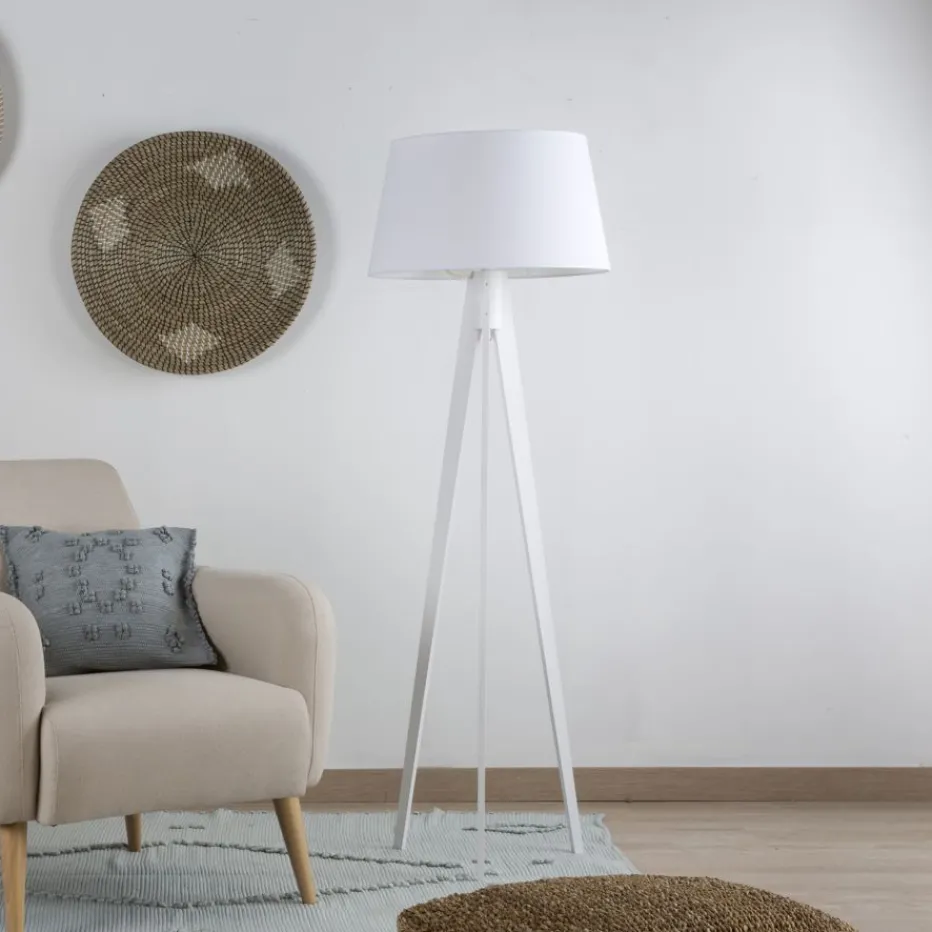 Lure Lampe de sol blanche^Banak New