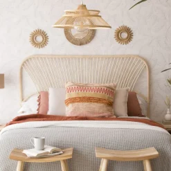 Lux T&ecirc;te de lit en rotin naturel pour lit de 150 et 160^Banak Best