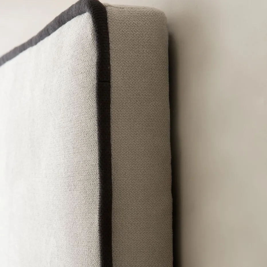 Madary Tête de lit rembourrée beige pour lit de 150 et 160^Banak
