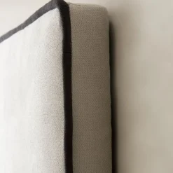 Madary Tête de lit tapissée beige pour lit de 140^Banak Hot