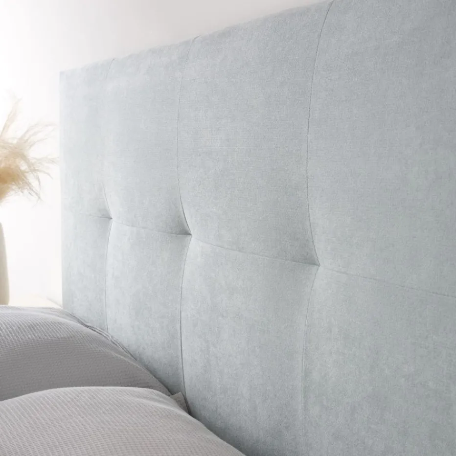 Maira Tête de lit tapissée bleu turquoise pour lit de 150 et 160^Banak Online
