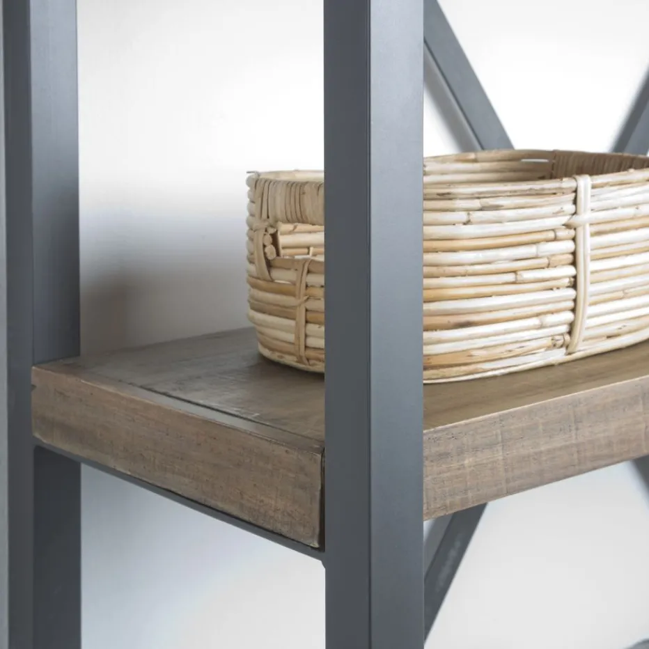 Manila étagère en bois massif 125"^Banak Online