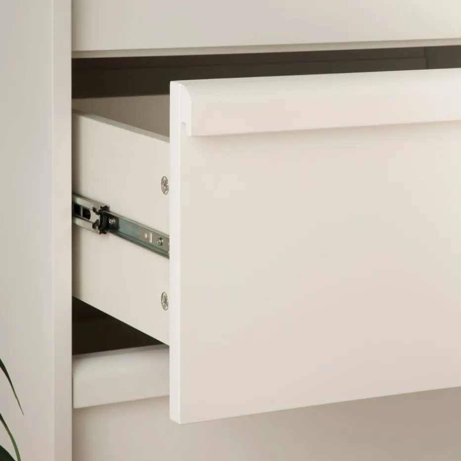 Margot Chiffonnier en bois laqué blanc^Banak Sale