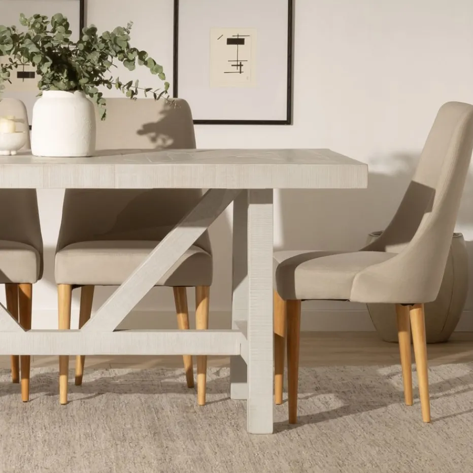 Milner Table à manger rectangulaire en bois massif^Banak Outlet