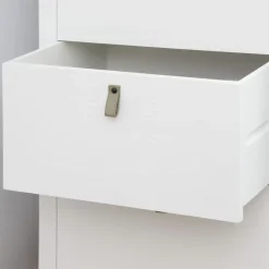 Milos Commode en bois blanc et naturel^Banak Outlet