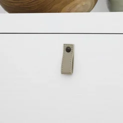 Milos Commode en bois blanc et naturel^Banak Outlet