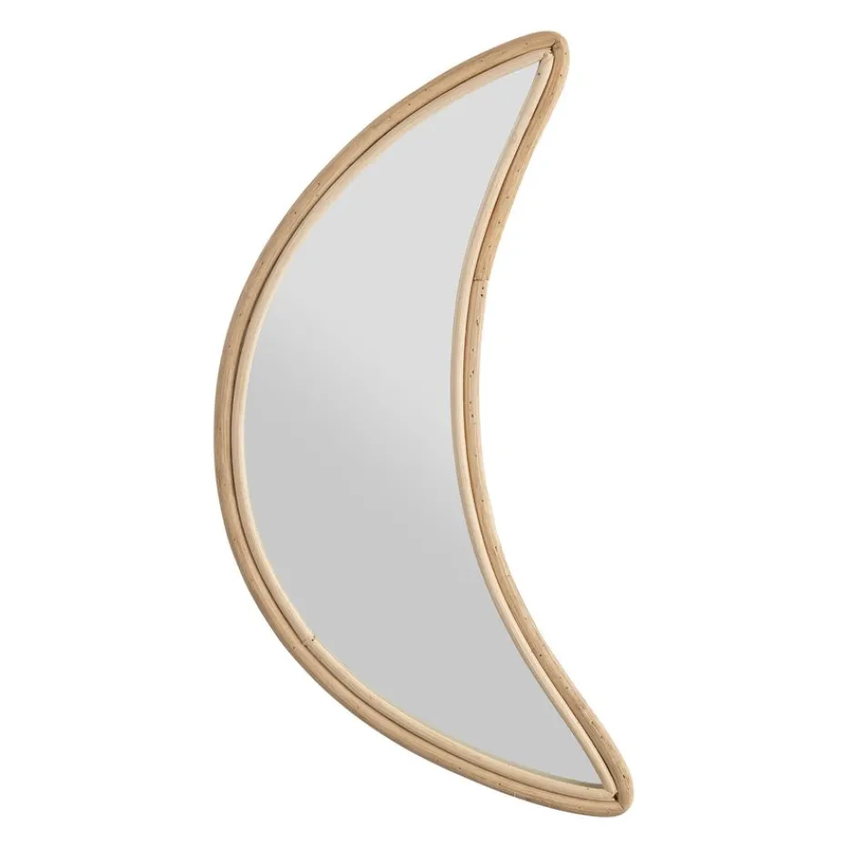 Moon Miroir naturel en rotin^Banak Sale