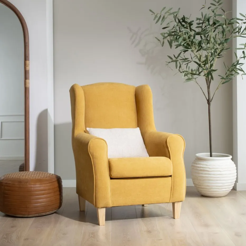 Morea Fauteuil moutarde^Banak Online