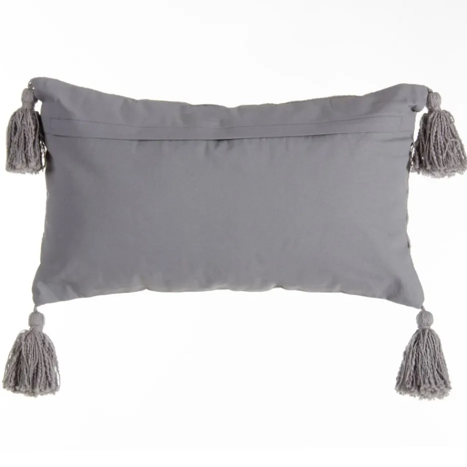 Naga Coussin gris décoration en coton^Banak Sale