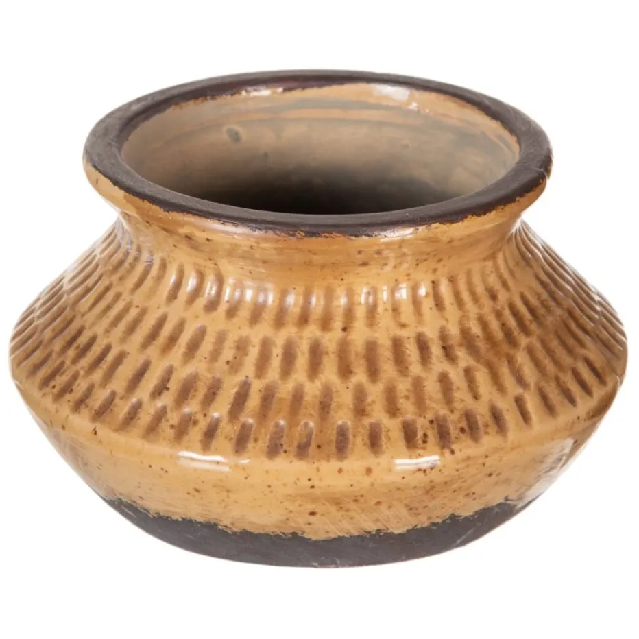 Nago Vase marron decoration en ceramique^Banak Outlet