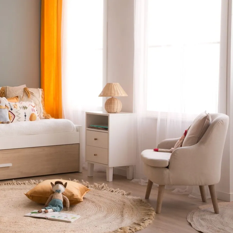 Naivi Fauteuil de lecture beige^Banak Discount