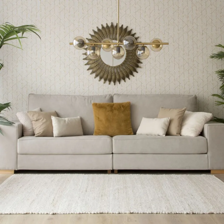 Nalka Miroir rond mural doré^Banak Best