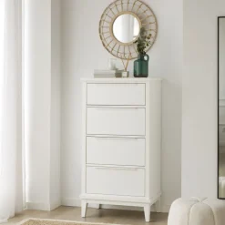 Naroa Commode laqué en blanc^Banak Discount