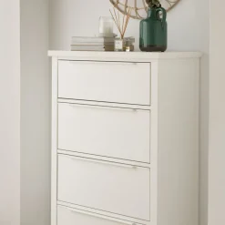 Naroa Commode laqué en blanc^Banak Discount