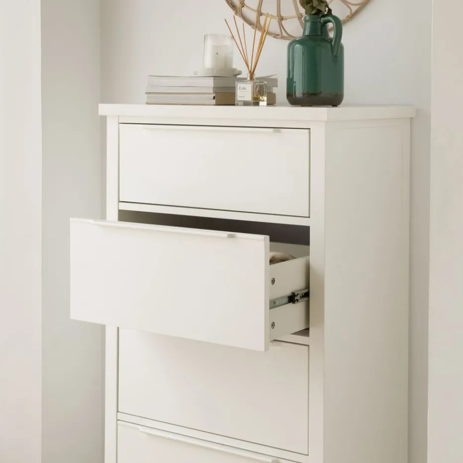 Naroa Commode laqué en blanc^Banak Discount