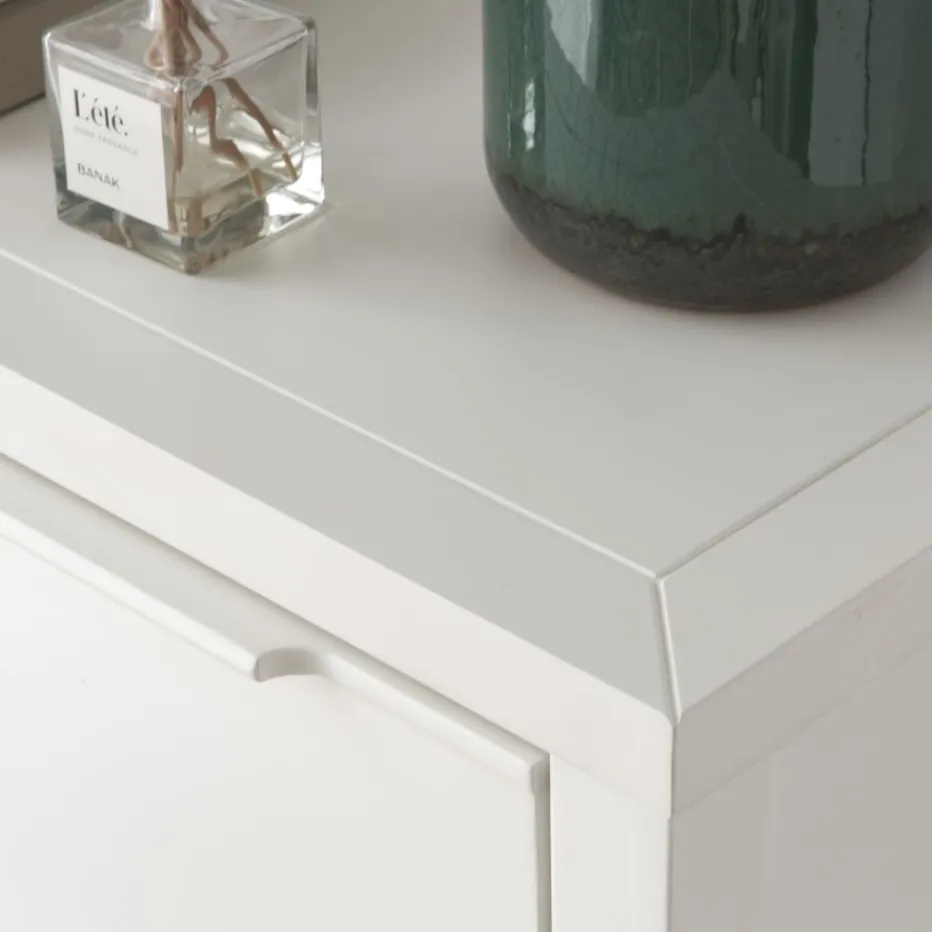 Naroa Commode laqué en blanc^Banak Discount