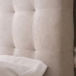 Neris Tête de lit tapissée beige pour lit de 150 et 160^Banak Hot